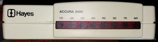 Раритет в музей. Модем Accura 2400 Hayes Canada ISC