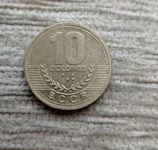 Werty71 Коста Рика 10 колонов 2002