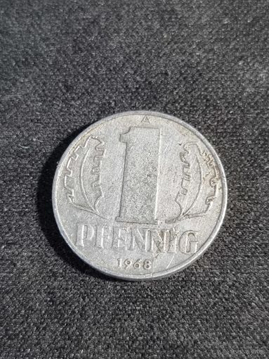 ГДР 1 Пфенниг 1968   A
