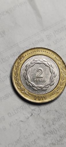 Аргентина 2 песос 2011