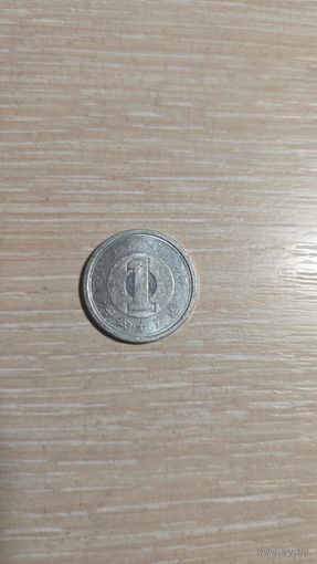 1 йена Япония