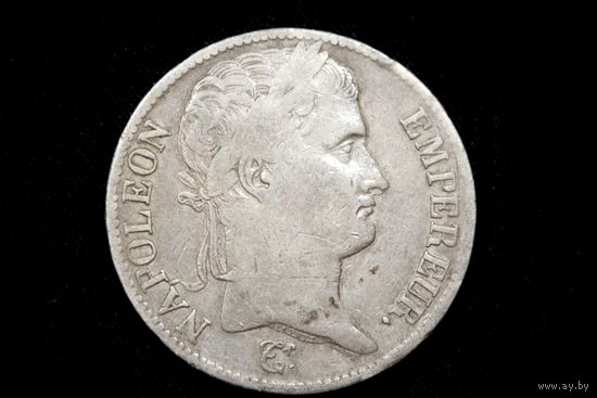 5 франков 1812 г. Париж (Франция), Наполеон Бонапарт. Кабинетная патина!