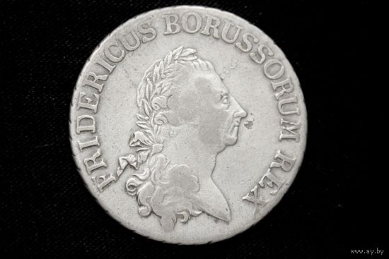 Талер 1786 г. Пруссия (Германия), Фридрих II. Кабинетная патина!