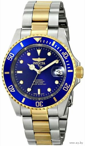 Часы Invicta Mako Pro Diver новые с автоподзаводом. Механика. Водостойкость 200 м по ISO 22810.