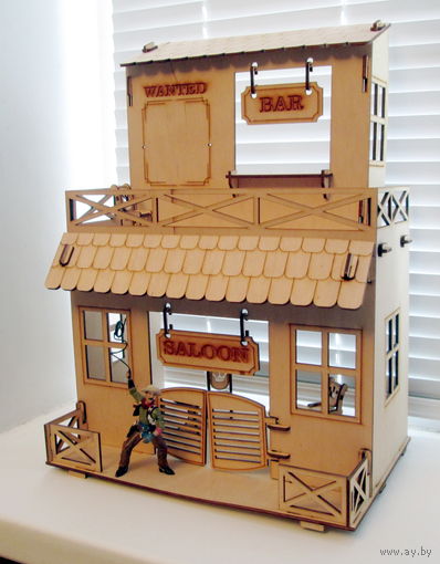 Домик салун "Дикий запад"