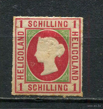 Остров Гельголанд - 1867/1873 - Королева Виктория 1S - [Mi.2] - 1 марка. MH.  (Лот 14JJ)-TG2P35