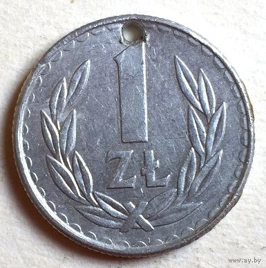 Польша, 1 злотый 1986