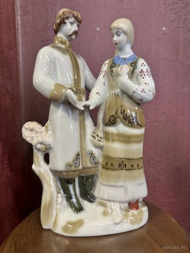 Статуэтка Сватовство, Полонне, Украина, ЗКХ, клеймо, много лотов с рубля