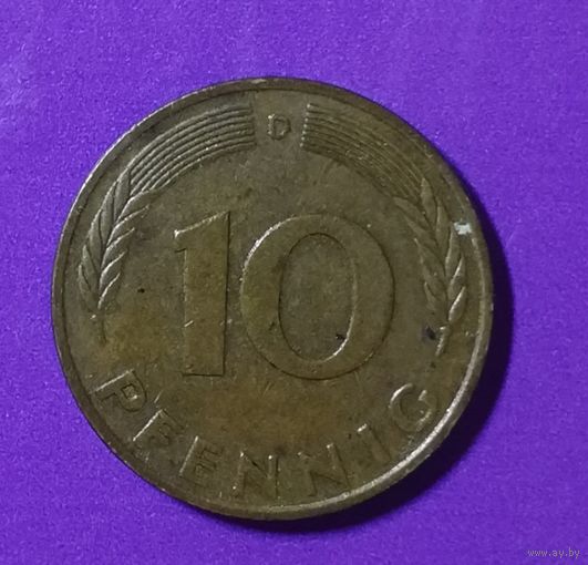 10 пфеннигов 1978 г. Германия
