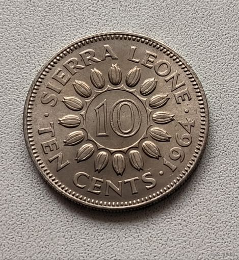 Сьерра-Леоне 10 центов, 1964 6-2-26