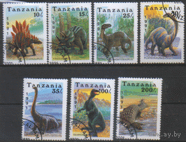 ТАНЗ. М. 854/91. 1991. Доисторические животные. Гаш.