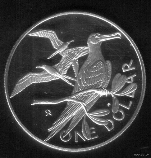 1 Доллар 1973 год Британская Виргиния