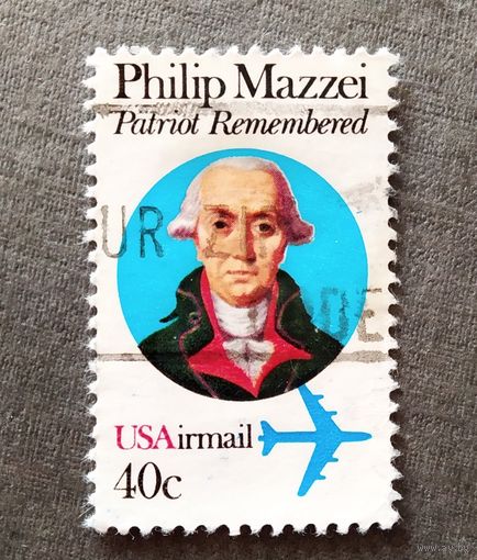 Марка США 1980 год Филип Мазай