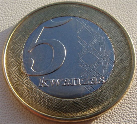 Ангола. 5 кванза 2012 год  KM#109