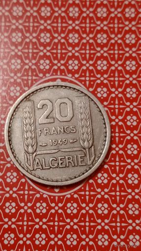 Алжир 20 франков 1949