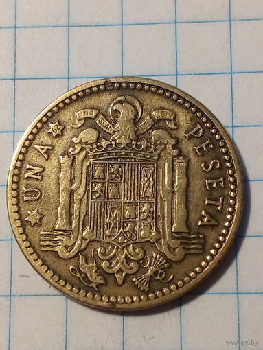 1 песета Испания 1953 год