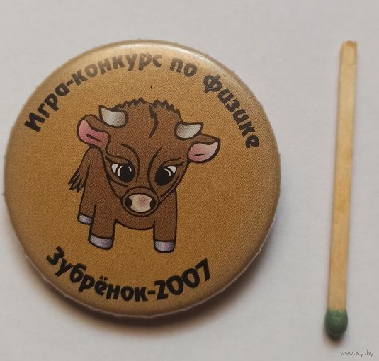 Значок лагерь Зубрёнок - 2007