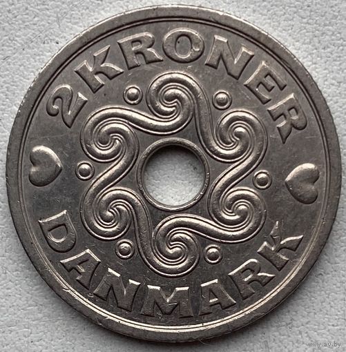 Дания 2 кроны 1992 г.