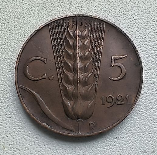 Италия 5 чентезимо, 1921  4-1-41