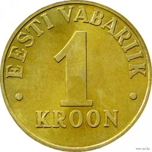 Эстония 1 крона, 2003 UNC