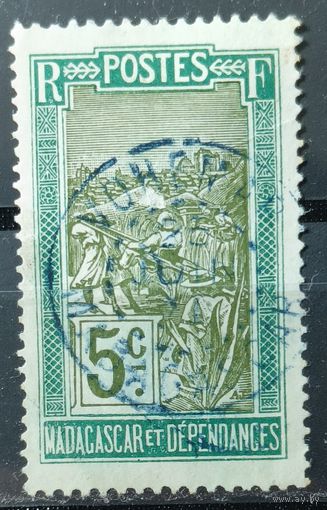 Мадагаскар 1908г. Французские колонии