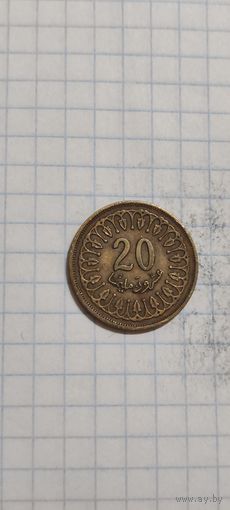 Тунис 20 милим 1996