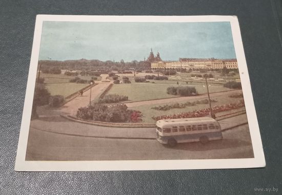 Почтовая карточка "Ленинград.Марсово поле" 1959г. фото И.Б.Голанд чистая