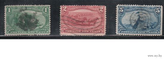 США-1898, (Мих.117-120), гаш.   , Выставка в Миссисипи