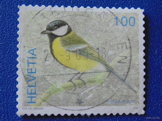 Швейцария 2007 г. Птицы.