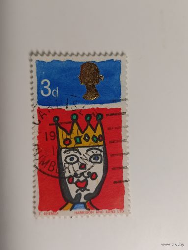 Великобритания 1966.  Рождество.