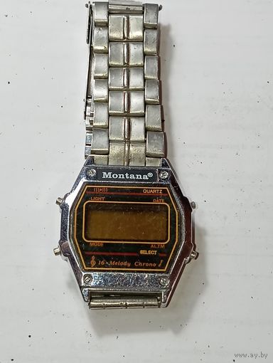 Часы электронные MONTANA . С рубля .