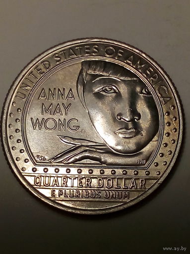 25 центов Памятные квотеры США 2022 год. вонг