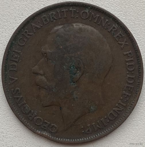 Великобритания 1 пенни 1912 г.