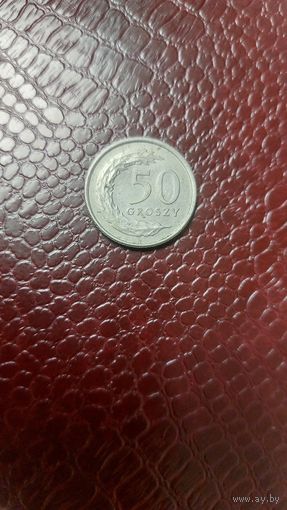 Монета 50 грошей 1992г. Польша. Отличная!