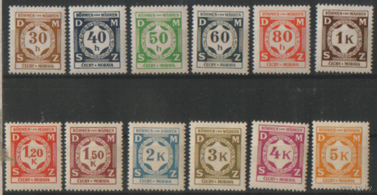 БиМ. М. 1/12. 1941. Служебные марки. чиСт.