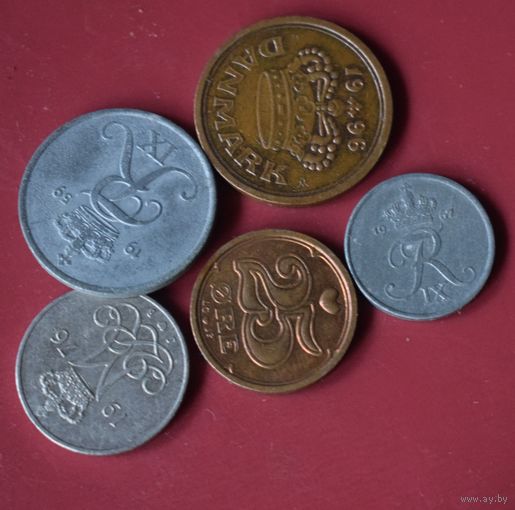 Дания 5 монет