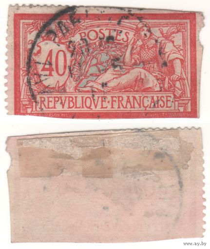 Франция (Mi) FR 96x 40 сантим 1900 год Allegorical subjects (Type Merson) (m24)