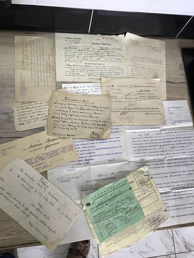 Документы 1923-33г.цена за все.