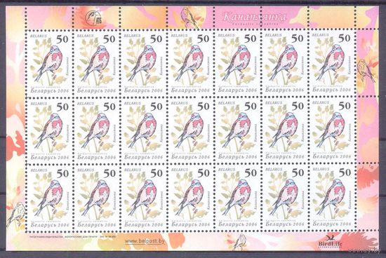 Беларусь 2006 девятый стандарт фауна птицы / 50 / Зак.28-2007