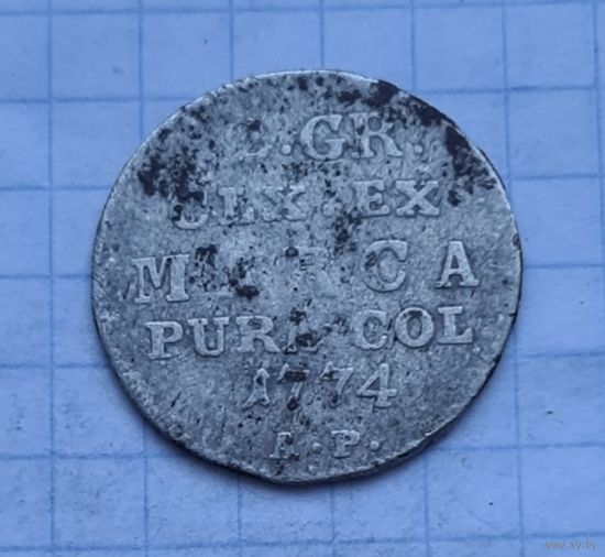 2 гроша 1774 год