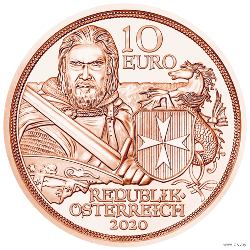 Австрия 10 евро 2020 Стойкость 4-я монета UNC