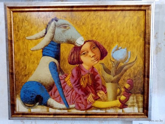 "Вечер", 55х70см, Демидов холст масло 2018г.