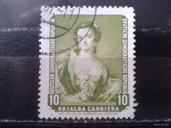 ГДР 1957 Итальянская живопись из Дрезденской галереи