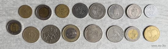 Монеты разный стран