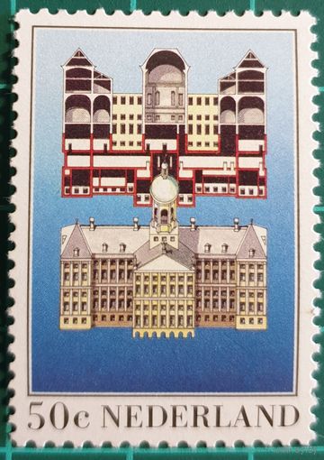 1982 Королевский дворец в Амстердаме Нидерланды