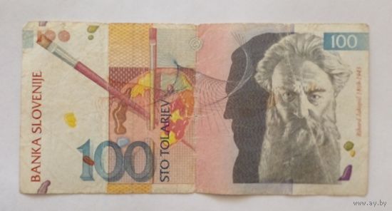 Словения.100 толаров 1992 г.