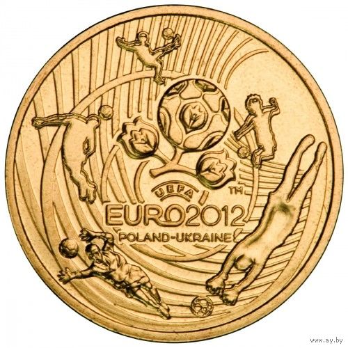 Польша 2 злотых, 2012 Чемпионат Европы по футболу 2012 UNC