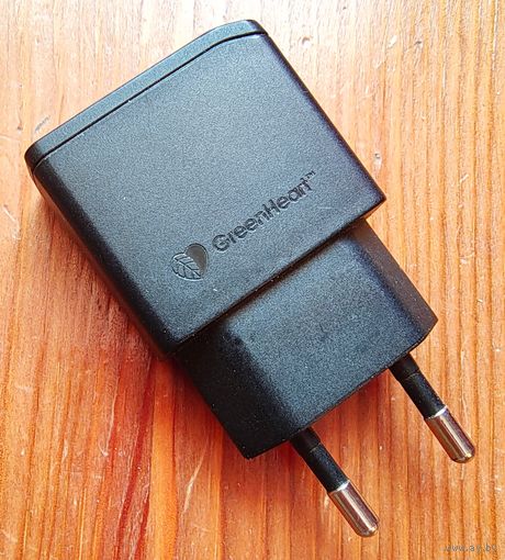 Зарядное USB устройство. Блок питания, кубик. Sony Ericsson EP800 Green Heart