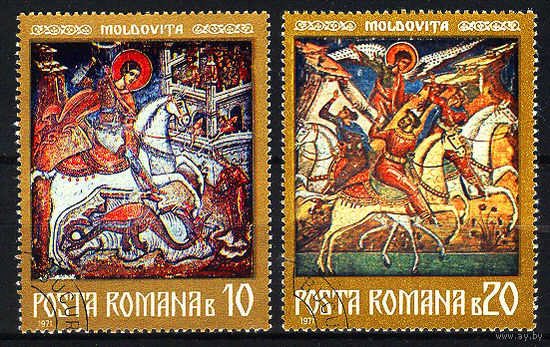 1971 Румыния. Фрески