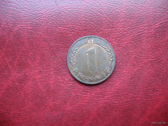 1 пфенниг 1950 G года ФРГ